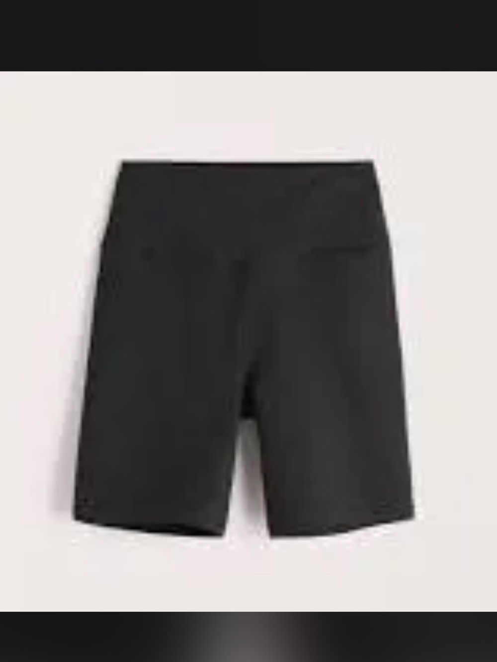 Abercrombie & Fitch Soft Black Bike Shorts